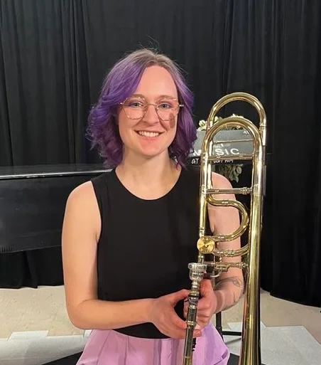 Kenzie Ford, Trombone with minMAX Electroacoustic Orchestra